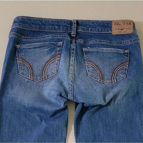 Hollister Women's Blue Skinny Leg Denim Jeans - Picture 9 of 12